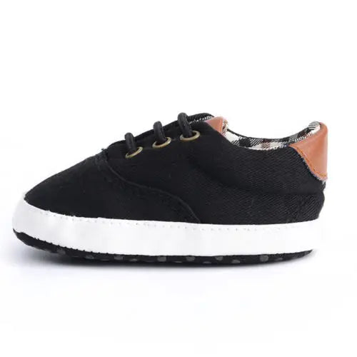 0-18M Infant Boy First Walkers Soft Sole Shoes