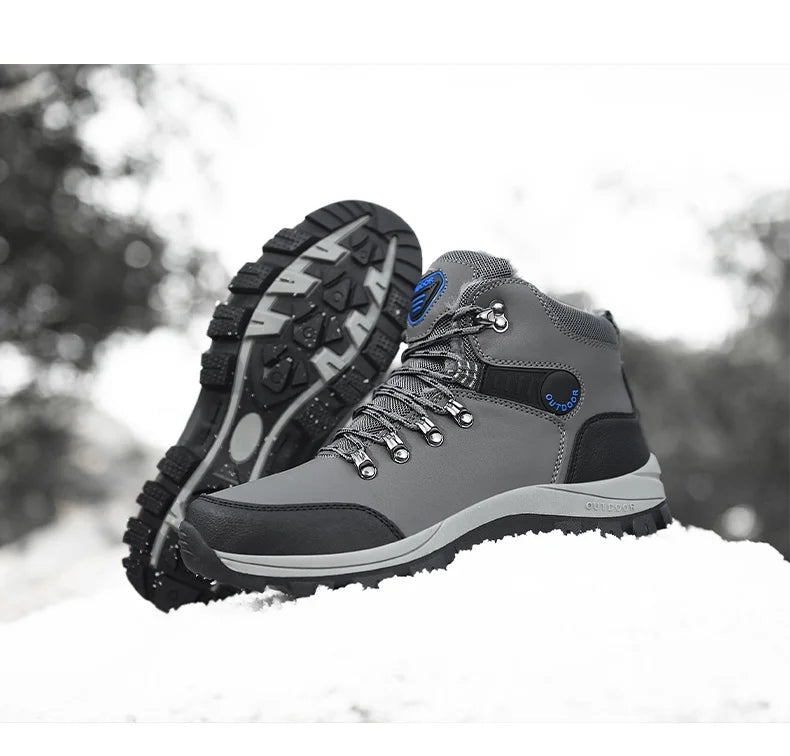 Men's Pu Leather Waterproof Sneakers