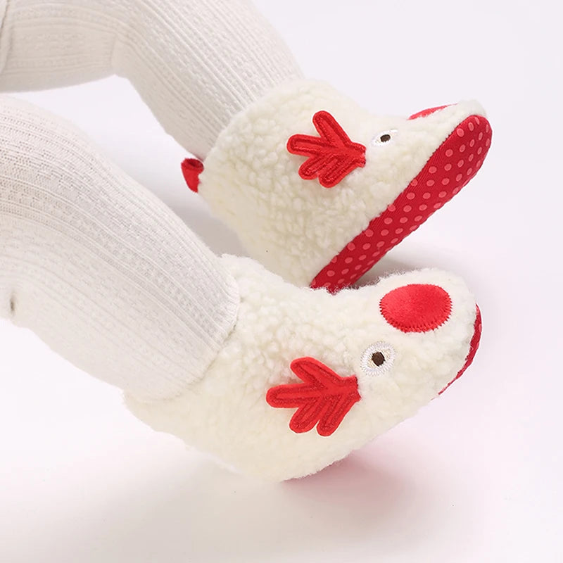 0-18M Newborn Baby Boys Fleece Winter Booties