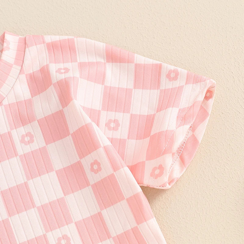 Baby Girls Summer Short Sleeve Clothing Set