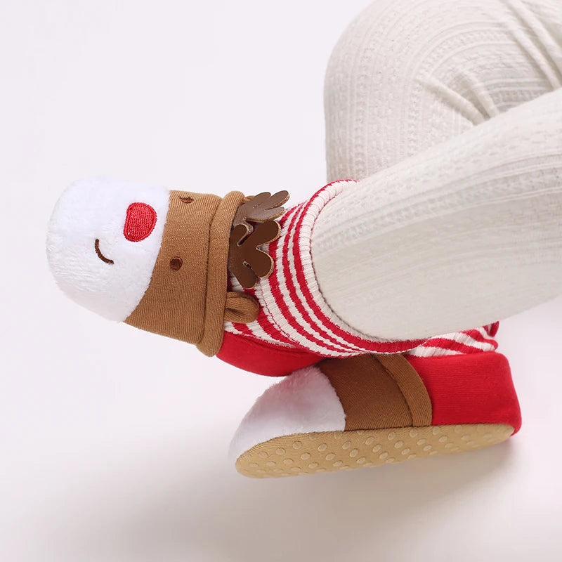 0-18M Newborn Baby Boy Cotton Non-slip Floor Socks Shoes
