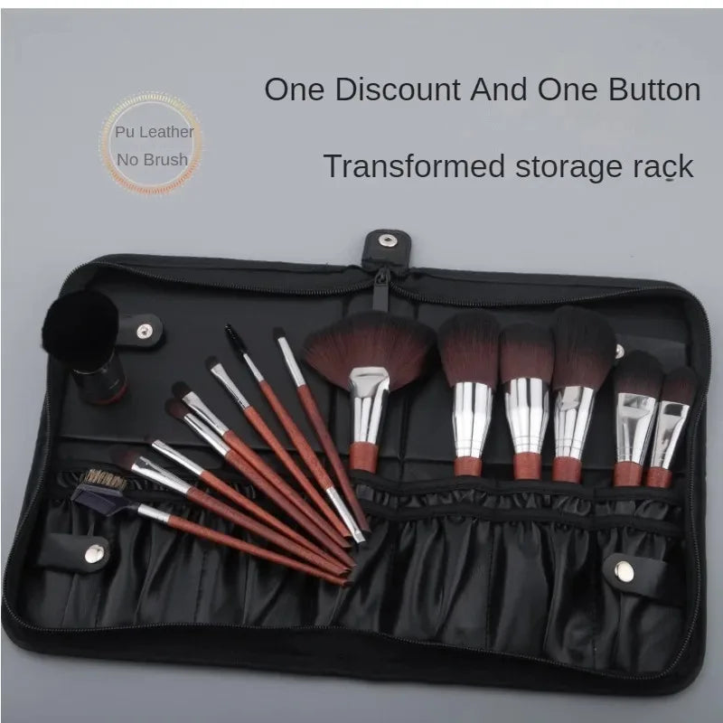 Foldable Makeup Brush Bag