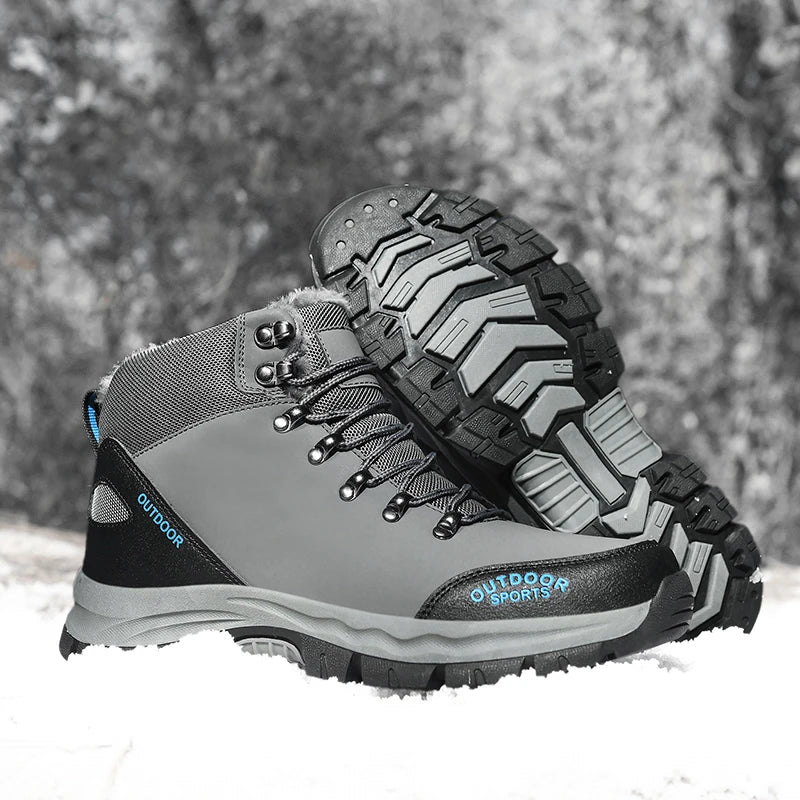 Men's Pu Leather Waterproof Sneakers