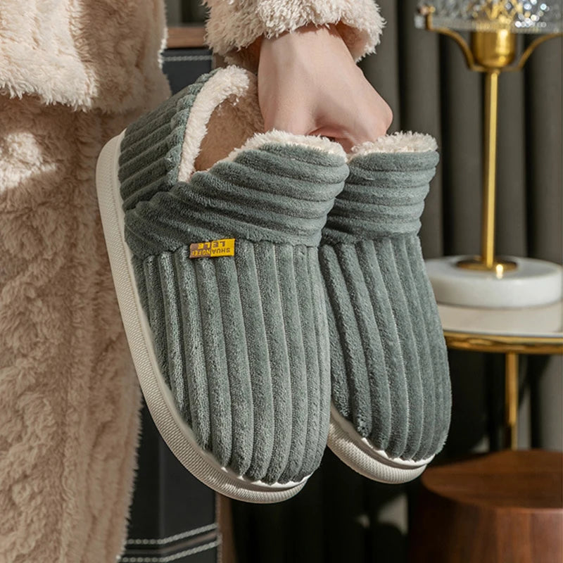 Women Winter Indoor Fluffy Warm Fuzzy Slippers
