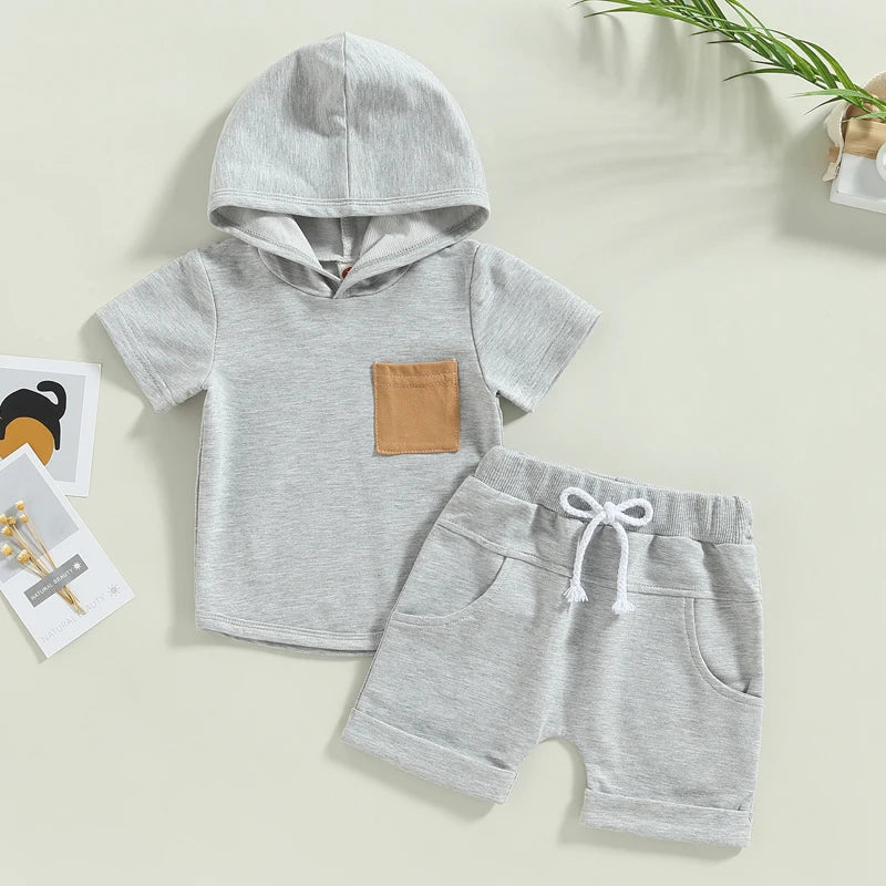 0-3Years Summer Baby Boy Short Sleeve Clothing Set