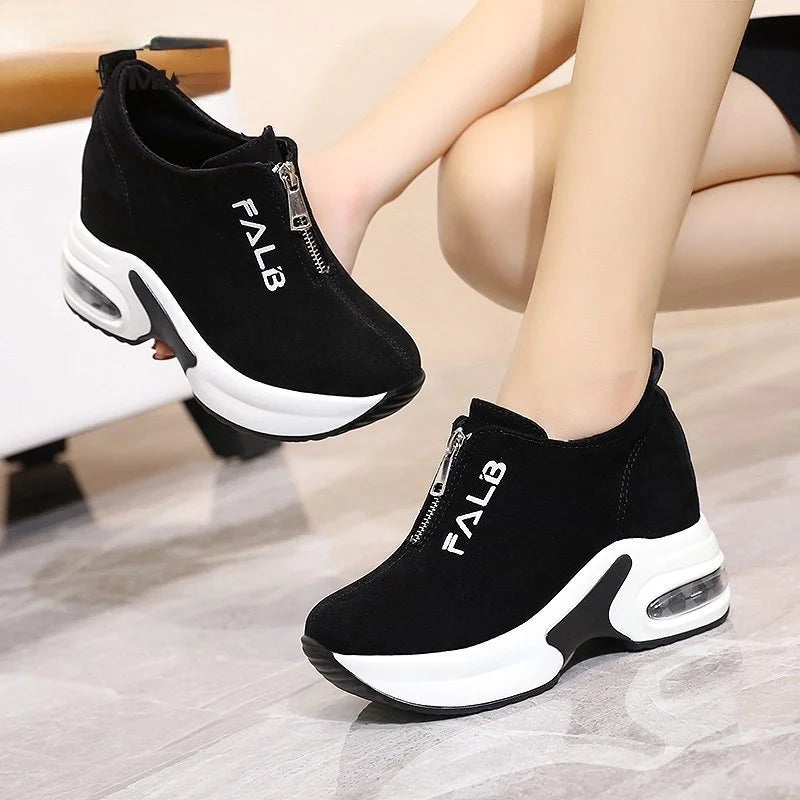 Women's Casual Wedge Basket Shoes