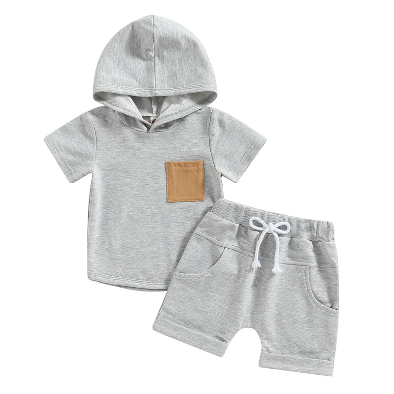0-3Years Summer Baby Boy Short Sleeve Clothing Set