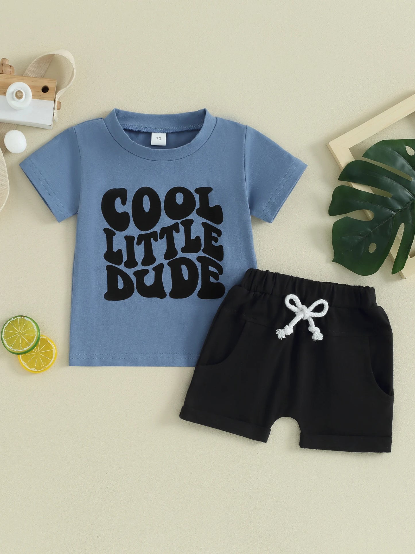 Toddler Baby Boy Summer Short Sleeve Clothes Set