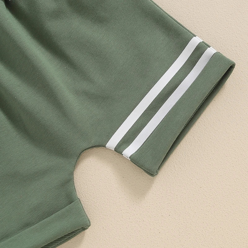 2PCS Baby Boy Short Sleeve Clothing Set