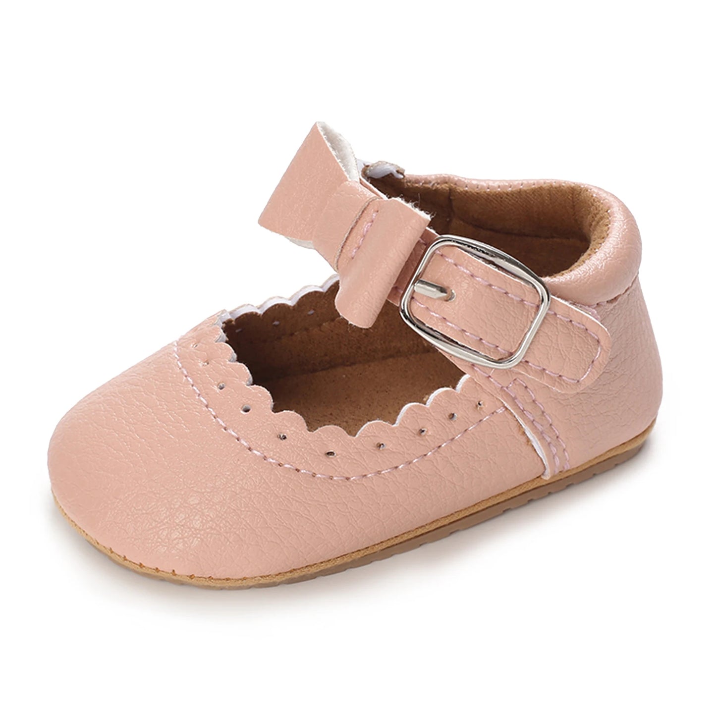 0-18M Infant Baby Girl Soft-Sole Shoes
