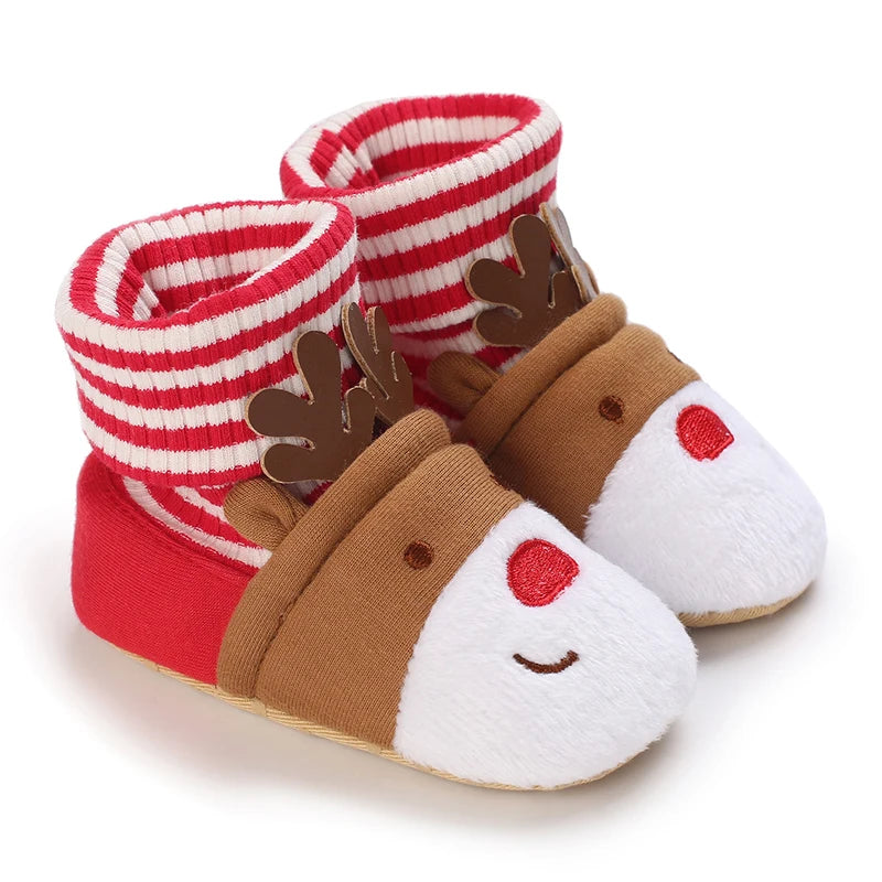 0-18M Newborn Baby Boy Cotton Non-slip Floor Socks Shoes