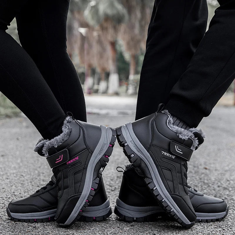 Men's Pu Leather Waterproof Sneakers