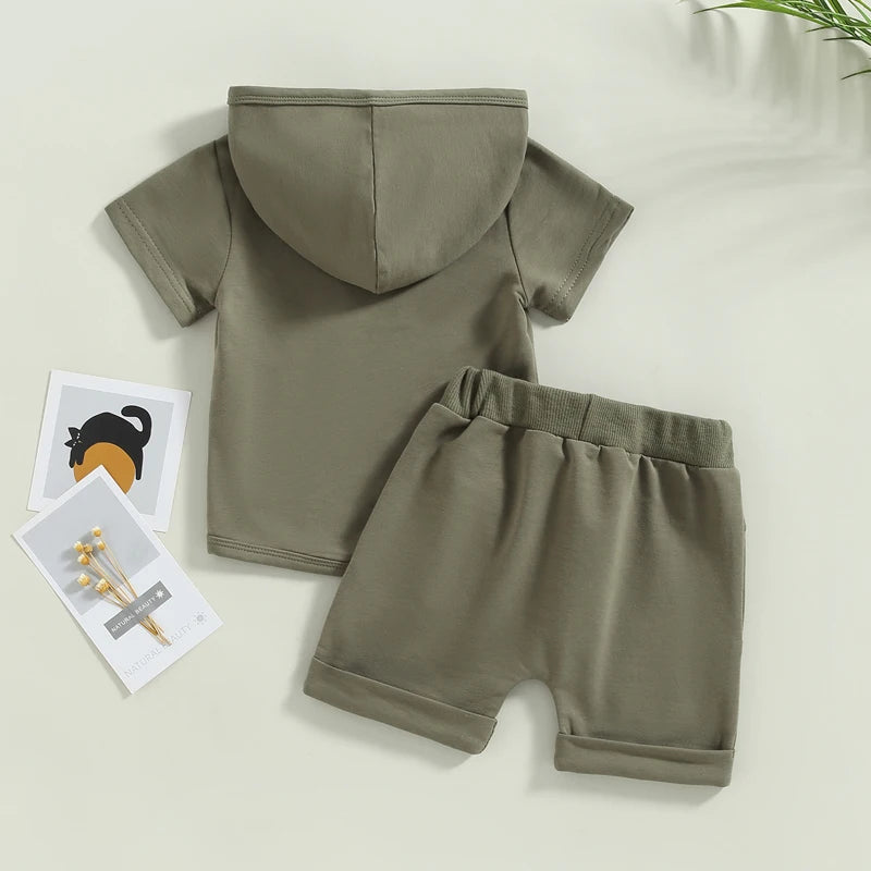 0-3Years Summer Baby Boy Short Sleeve Clothing Set