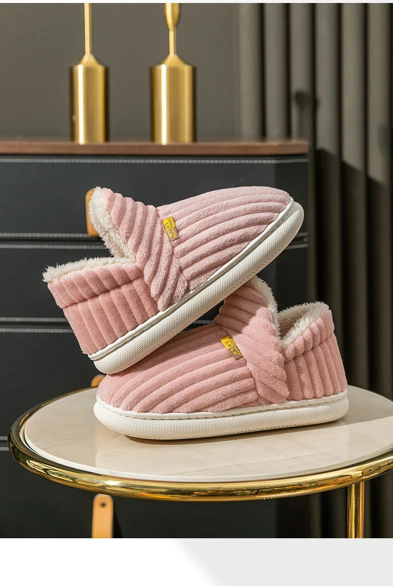 Women Winter Indoor Fluffy Warm Fuzzy Slippers