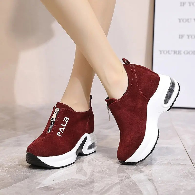 Women's Casual Wedge Basket Shoes