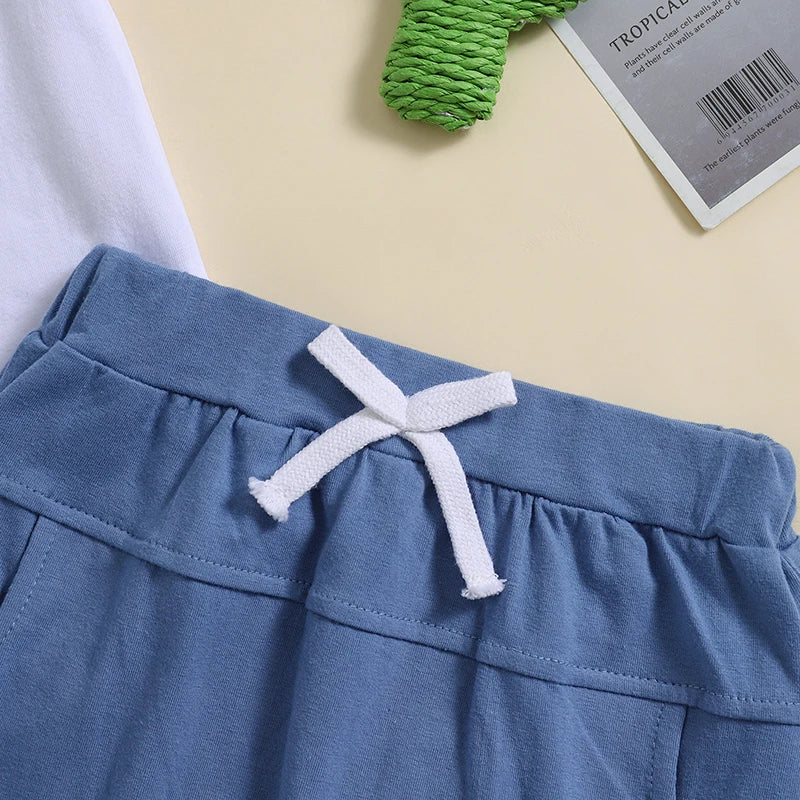 2Pcs Summer Baby Boy Short Sleeve Set