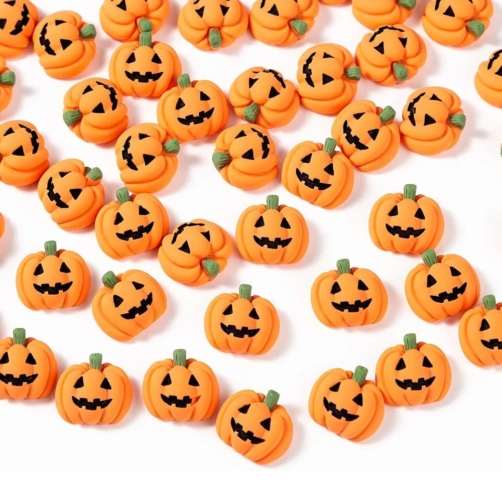 10/20pcs Resin Mini Halloween Pumpkin