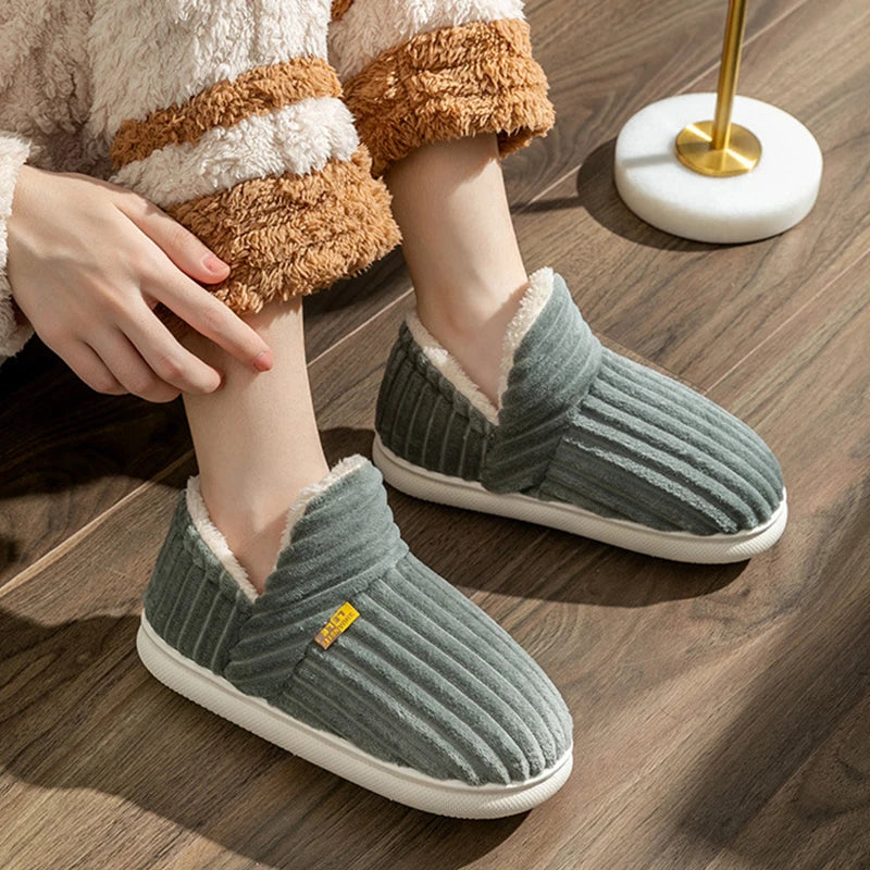 Women Winter Indoor Fluffy Warm Fuzzy Slippers