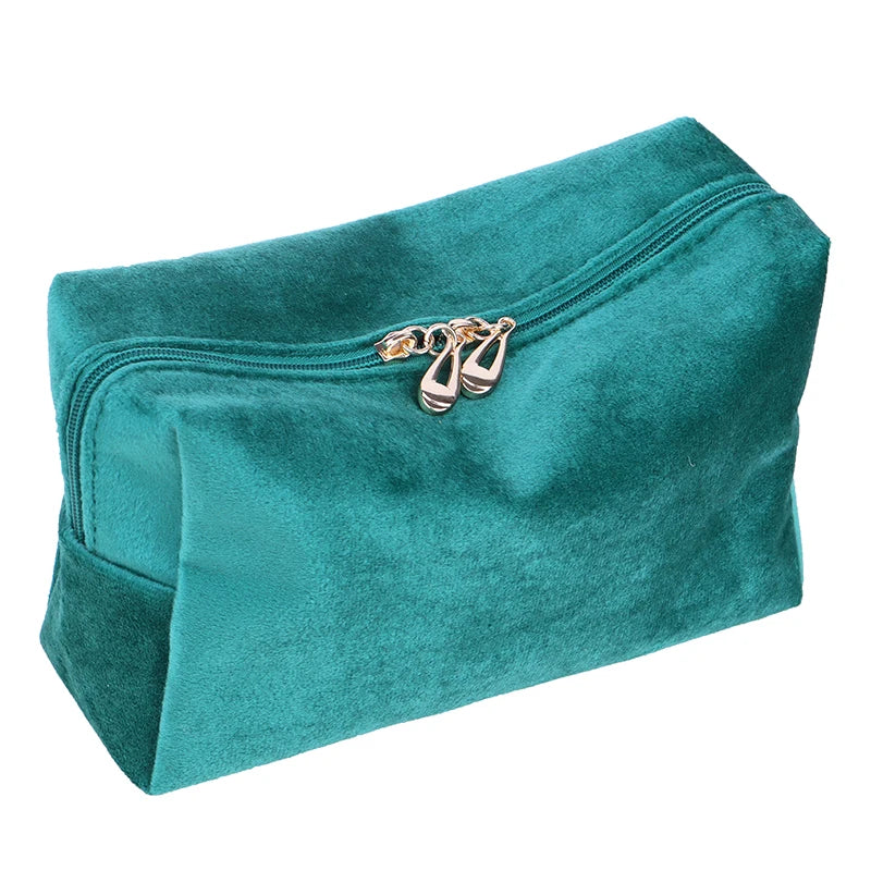 1 Pc Velvet Women Cosmetic Bag Travel