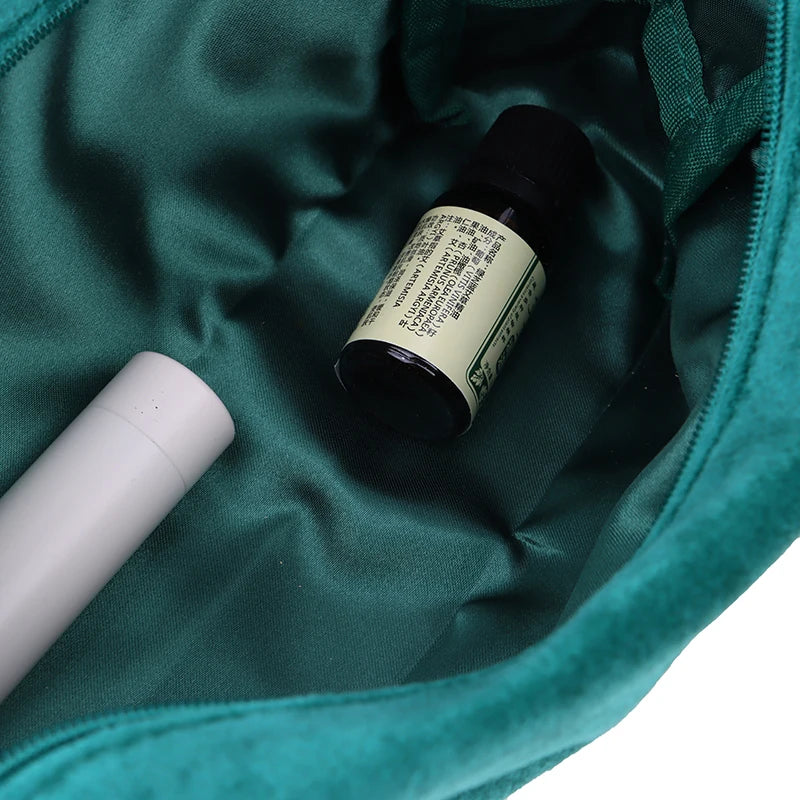 1 Pc Velvet Women Cosmetic Bag Travel