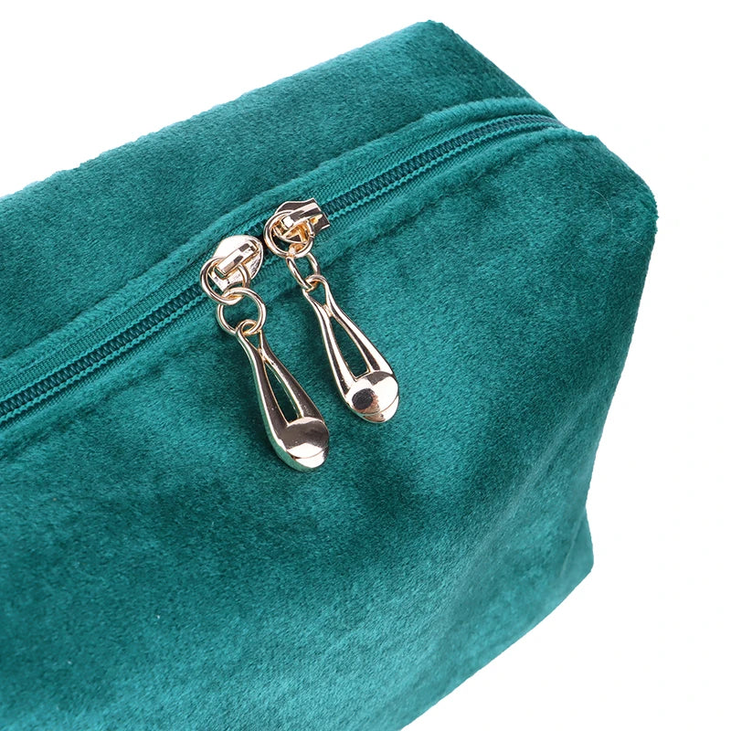 1 Pc Velvet Women Cosmetic Bag Travel