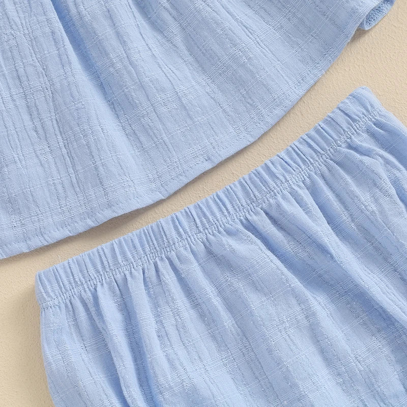 0-3Y Cute Baby Girls Summer Outfits Set
