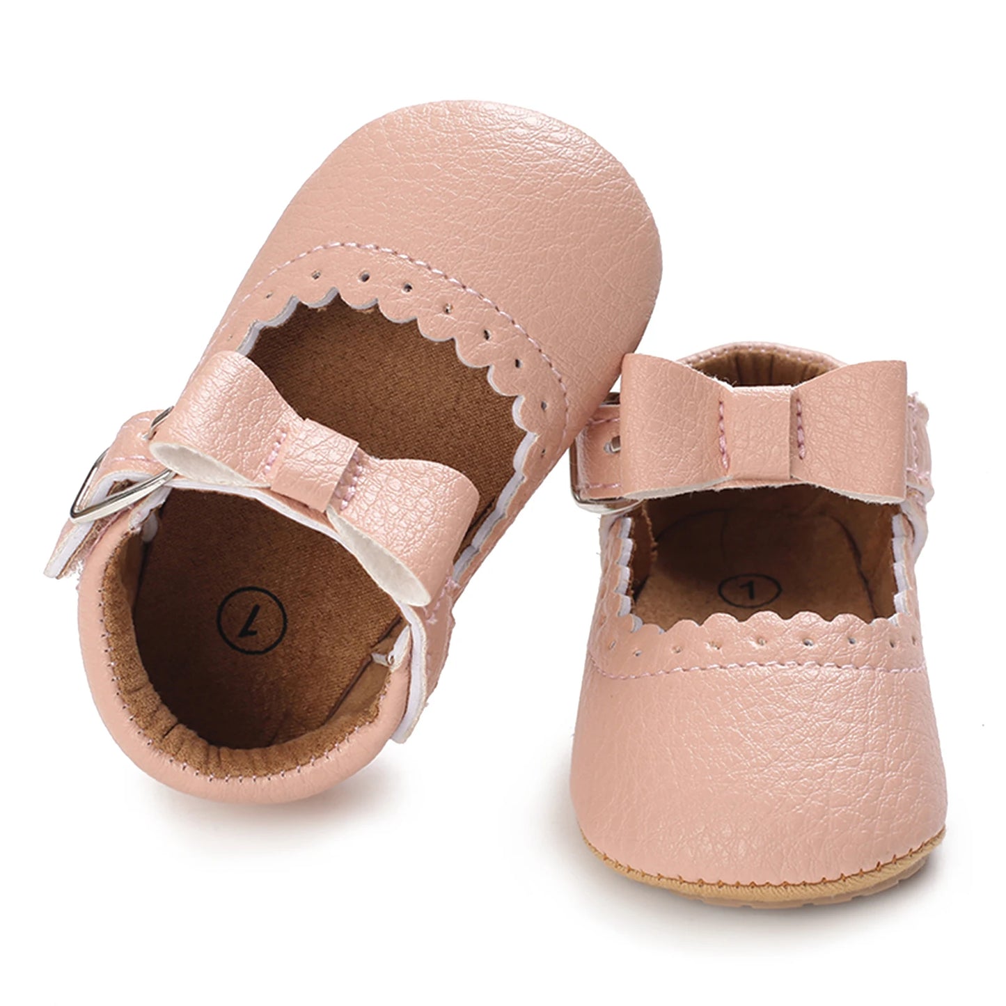 0-18M Infant Baby Girl Soft-Sole Shoes