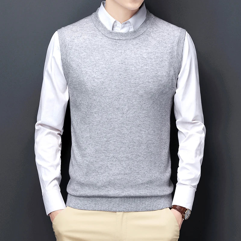 Men's Korean Round Neck Business Sweater