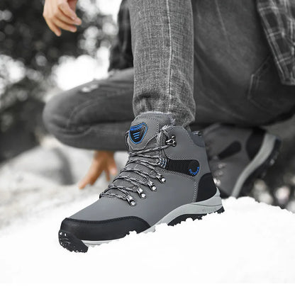 Men's Pu Leather Waterproof Sneakers
