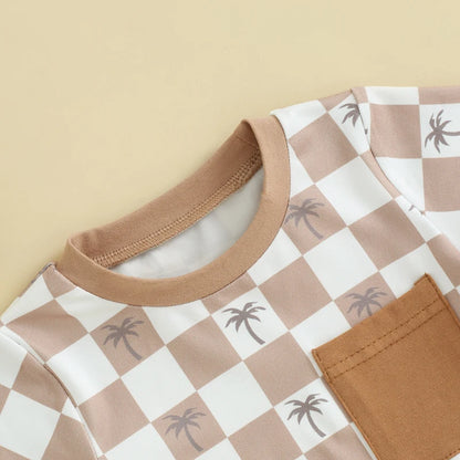 Summer Baby Boy Short Sleeve Clothing Set