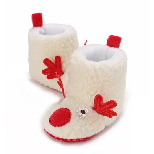 0-18M Newborn Baby Boys Fleece Winter Booties