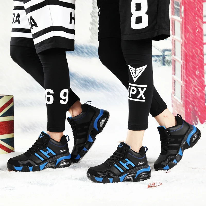 Winter Warm PU Leather Waterproof Boots