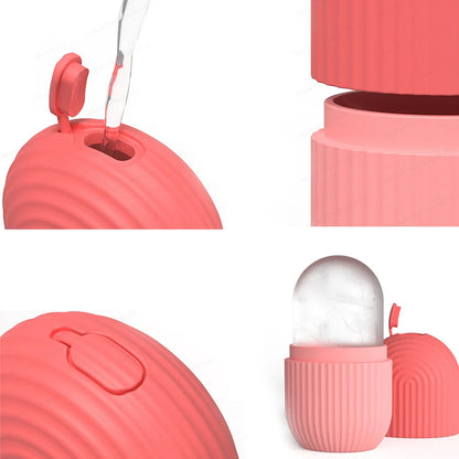 Silicone Ice Cube Ball Face Massager