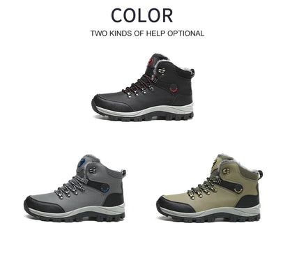 Men's Pu Leather Waterproof Sneakers