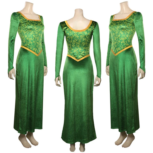 Anime Green Cos Monster Princess Costume