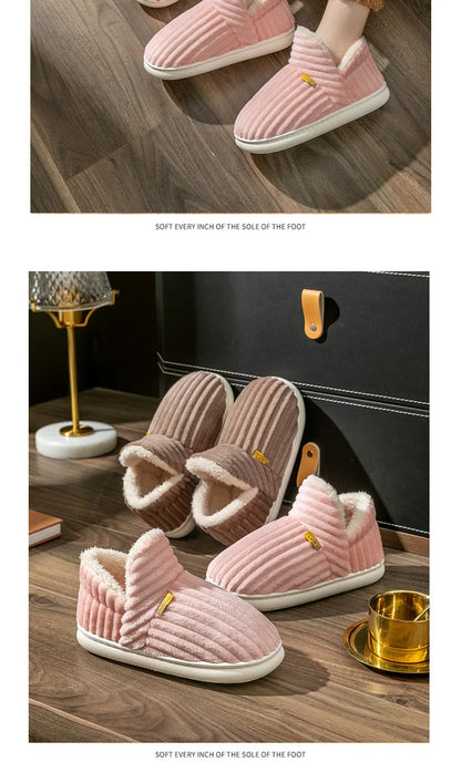 Women Winter Indoor Fluffy Warm Fuzzy Slippers