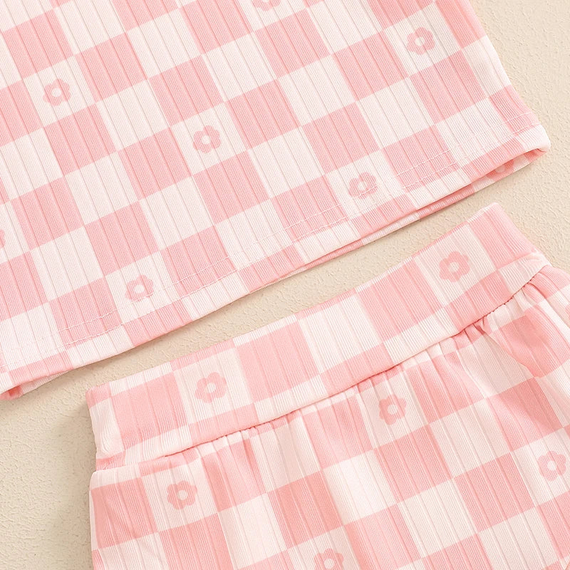Baby Girls Summer Short Sleeve Clothing Set