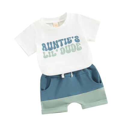 0-3Y Toddler Boys Summer Outfits Set