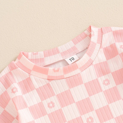 Baby Girls Summer Short Sleeve Clothing Set