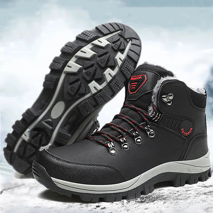 Men's Pu Leather Waterproof Sneakers