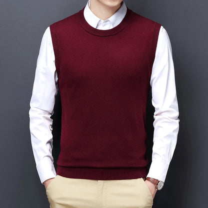 Men's Korean Round Neck Business Sweater
