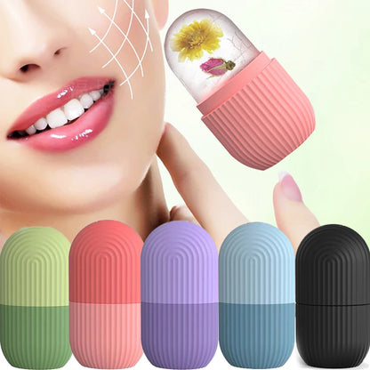 Silicone Ice Cube Ball Face Massager