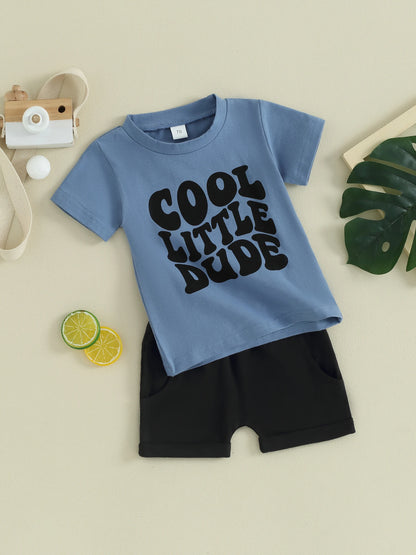 Toddler Baby Boy Summer Short Sleeve Clothes Set