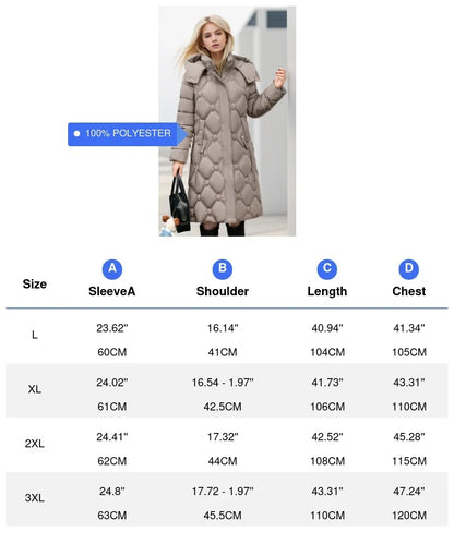 Womens Winter Coat  Parka For Women Down Jacket Warm