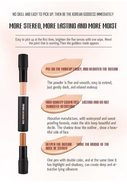 Double-headed Face Concealer Stick