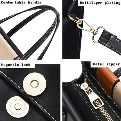 Women Adjustable Strap Large Capacity Shoulder Bag
