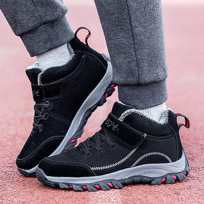 Men Winter Warm Leather Waterproof Boots