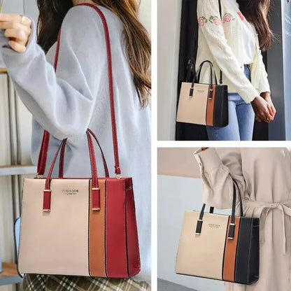 Women Adjustable Strap Large Capacity Shoulder Bag