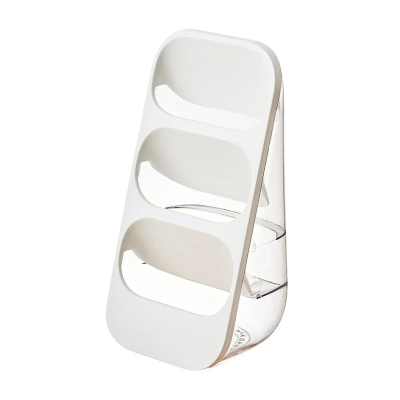 3 Grids Makeup Brushes Storage Box