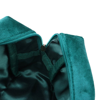 1 Pc Velvet Women Cosmetic Bag Travel